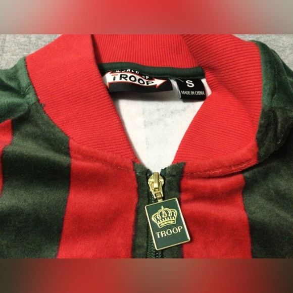 World of Troop Double Diamond Warm Up Top Full Zip Size S - Picture 6 of 11